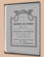 Gasthof zur Sonne - Anzeige 1904