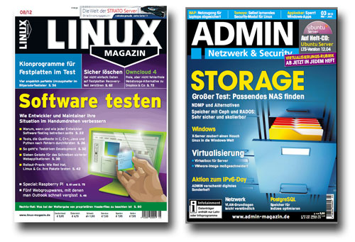 Linux und Admin - neue E-Magazine im Angebot