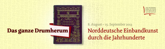 Das ganze Drumherum – Ausstellung Einbandkunst (8.8.-15.9.)