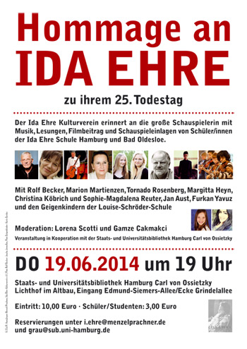 Hommage an Ida Ehre