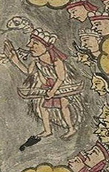 Darstellung von Chichomoztoc, entnommen der Historia Tolteca Chicimeca