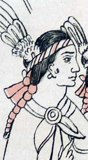 Hernán Cortés begrüßt aztekische Delegation