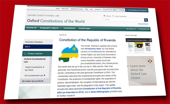 Oxford Constitutions of the World