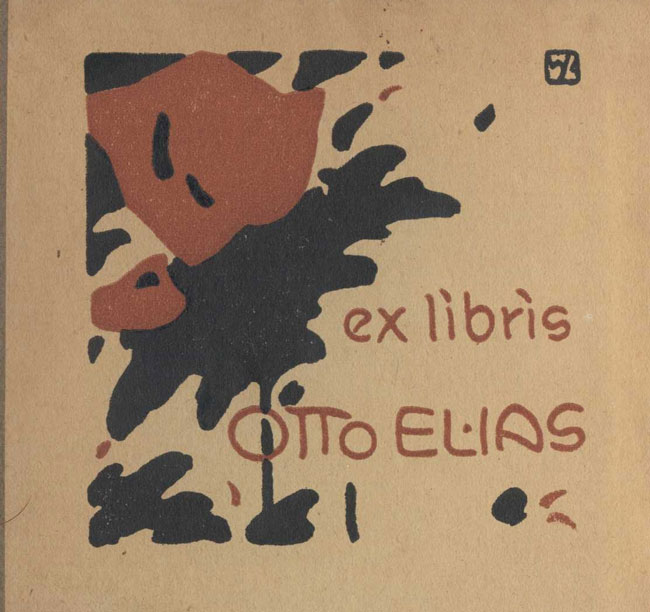 Exlibris Otto Elias