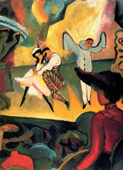 August Macke: Russisches Ballett, 1912