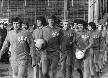 DDR-Nationalmannschaft 1974 in Hamburg