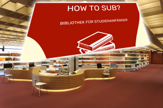 Actionbound 'How to SUB?' im Infozentrum der Stabi