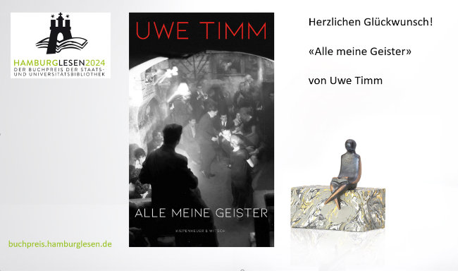 Buchpreis HamburgLesen 2024: «Alle meine Geister»