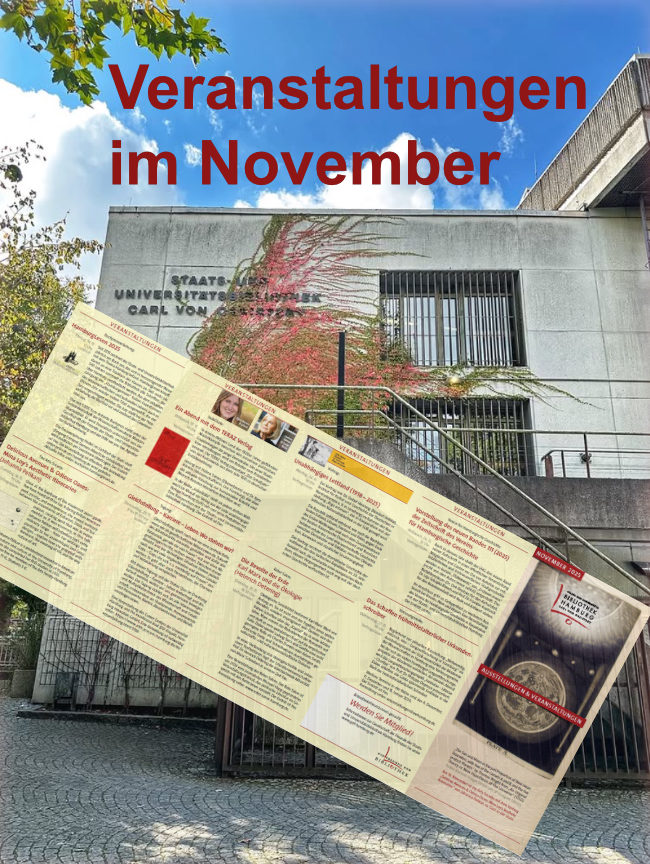 Veranstaltungsflyer November 2025