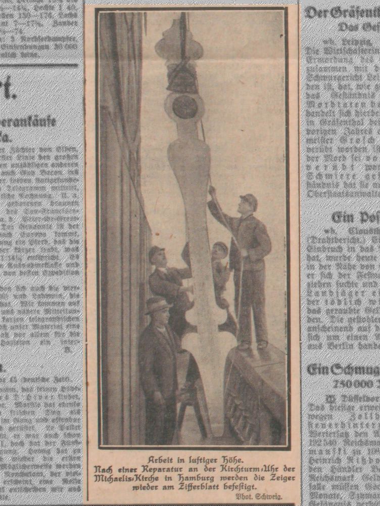 Hamburger Fremdenblatt vom 30. November 1929