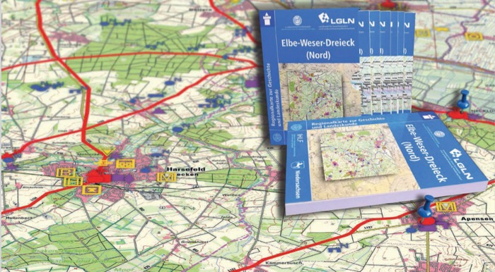 Die Regionalkarte zur Geschichte und Landeskunde Ausgabe Elbe-Weser-Dreieck (Nord)