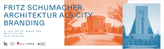Banner: Fritz Schumacher. Architektur als City Branding Banner: Fritz Schumacher. Architektur als City Branding